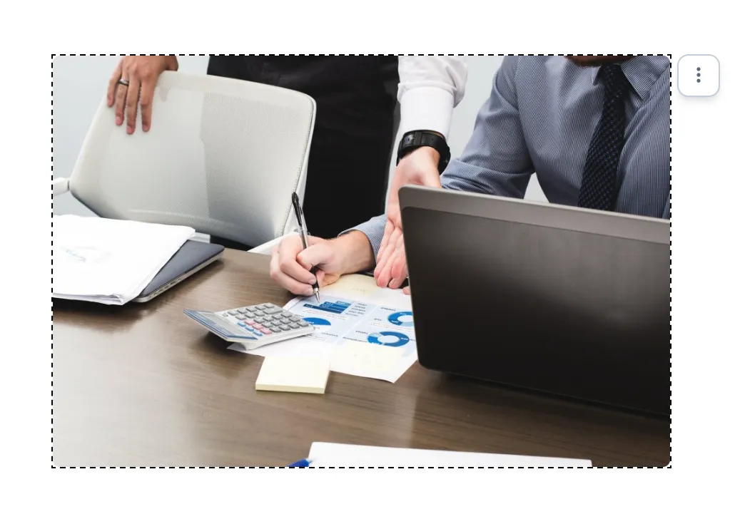 Afbeelding selecteren in de editor