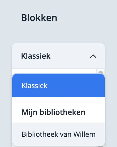 Bibliotheek switch