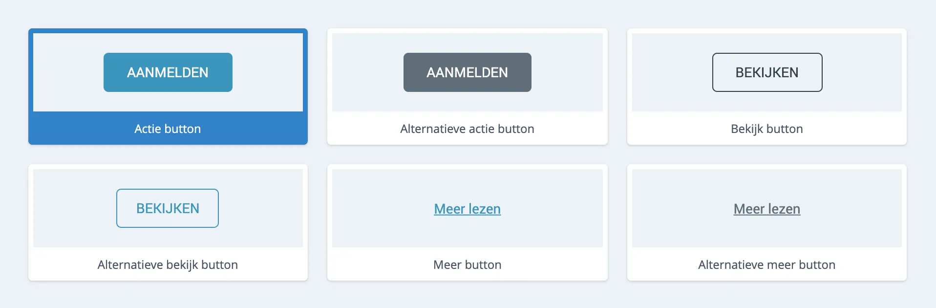 Button elementen wisselen