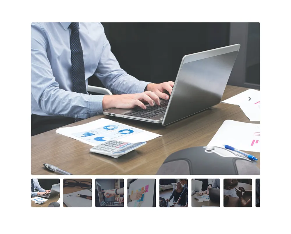 Voorbeeld van een galerij in Mach3BlocksPLTest