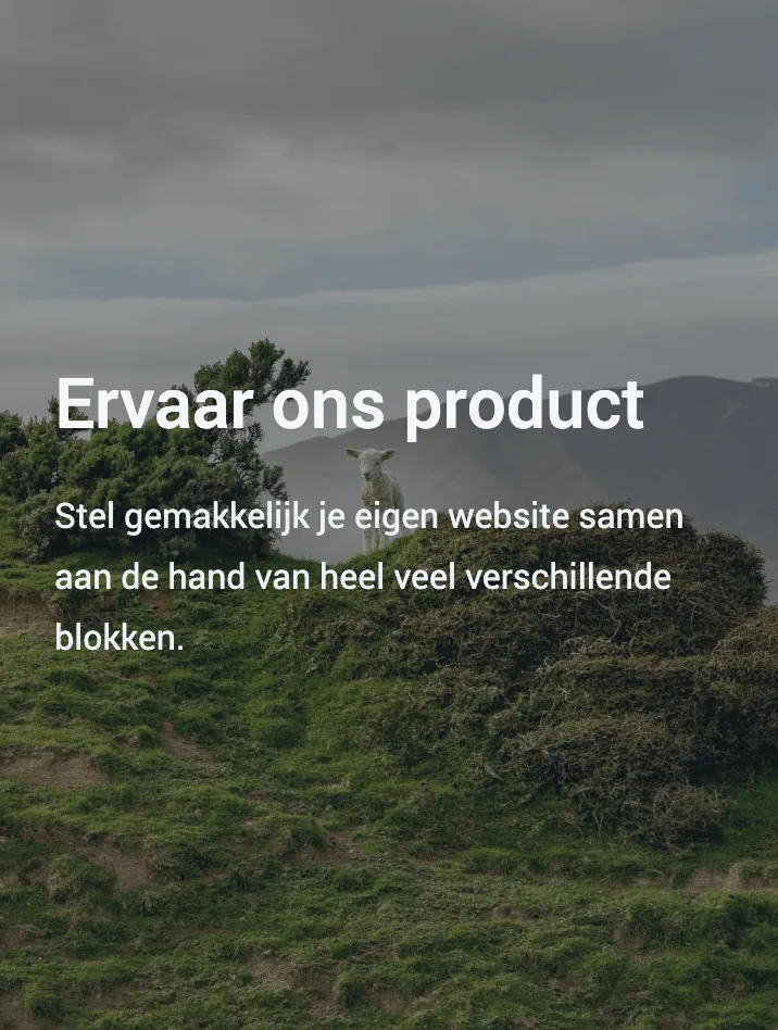 Tekst ingesteld voor smartphone weergave