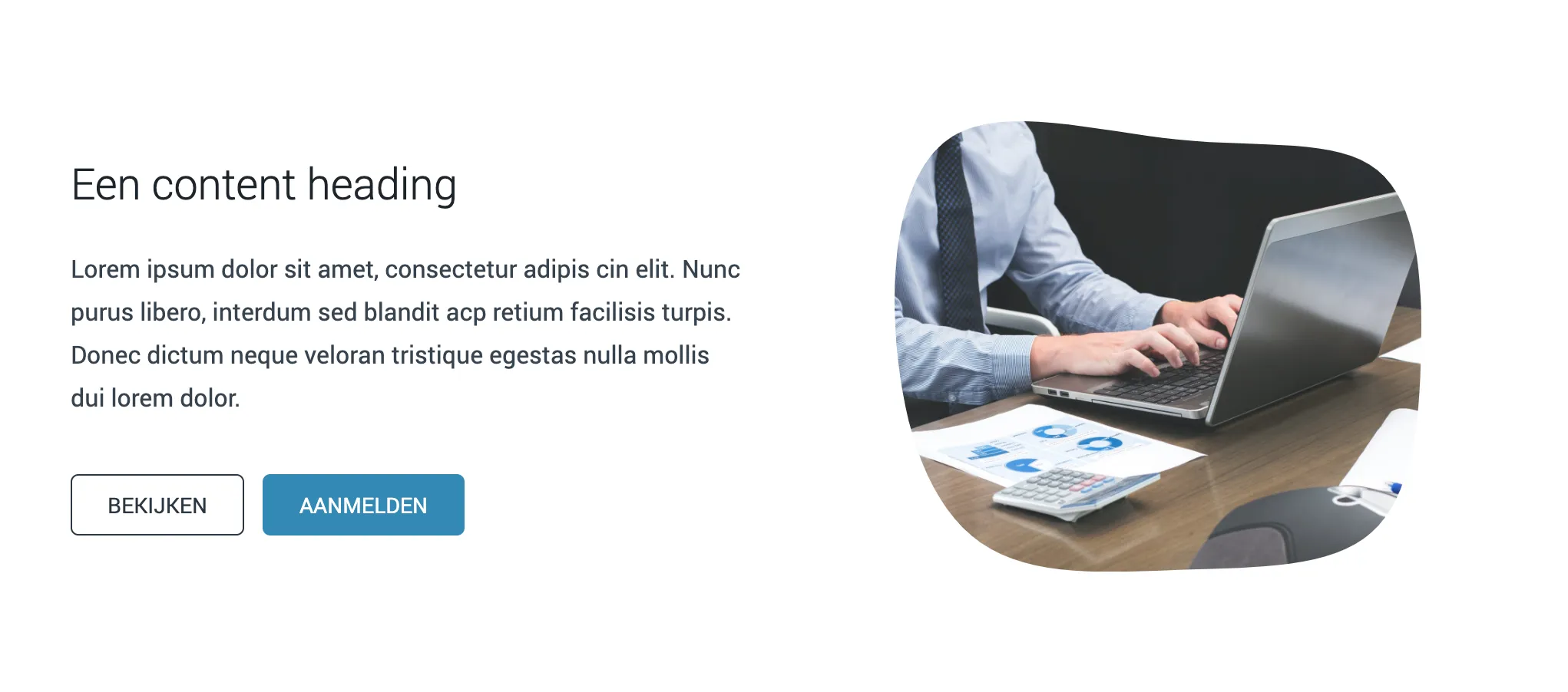 Vorm toegepast op afbeelding