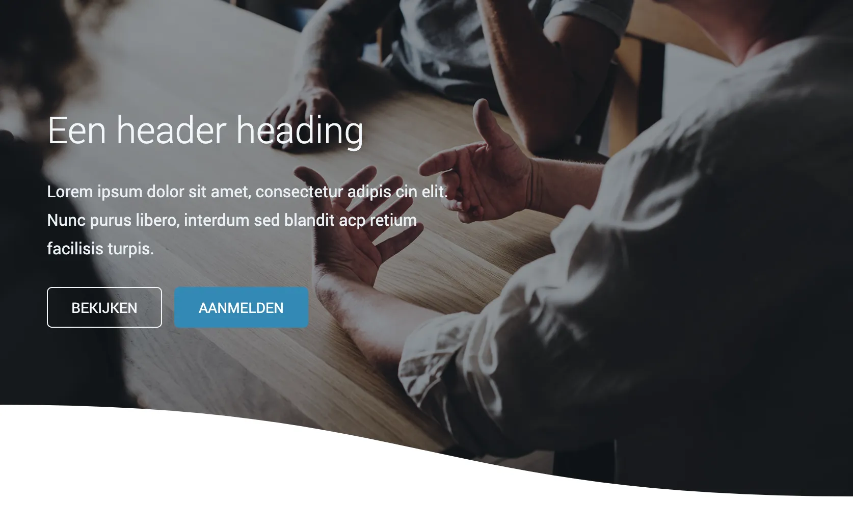 Voorbeeld van een blok met vorm